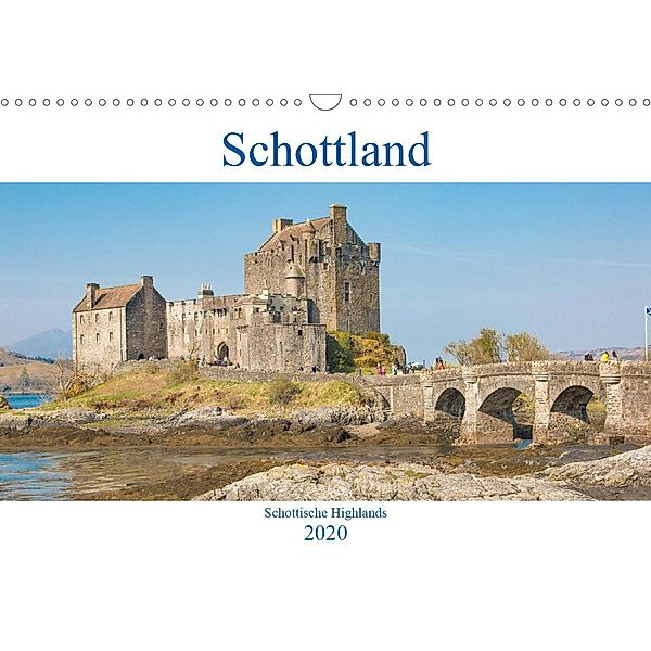 Schottland - Schottische Highlands (Wandkalender 2020 DIN A3 quer)