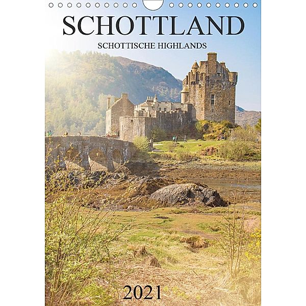 Schottland -Schottische Highlands (Wandkalender 2021 DIN A4 hoch), pixs:sell