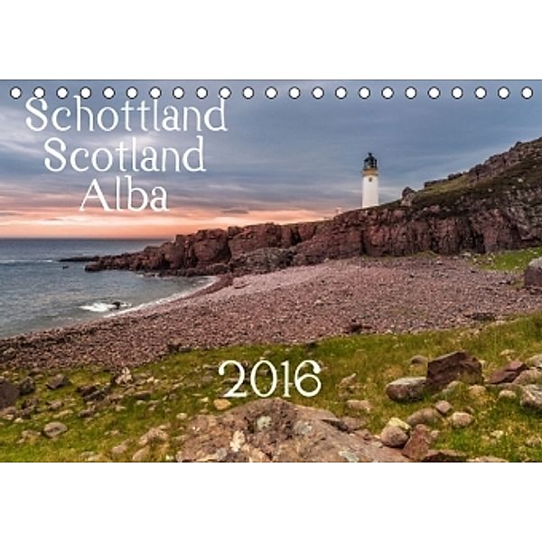 Schottland - Scotland - Alba (Tischkalender 2016 DIN A5 quer), Heiko Eschrich