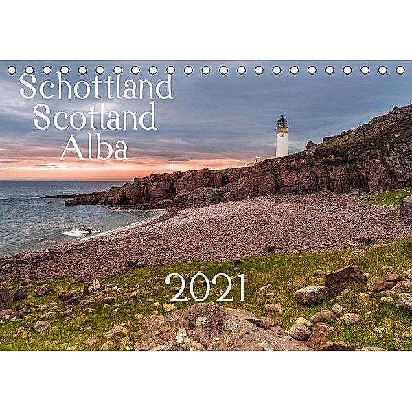Schottland - Scotland - Alba (Tischkalender 2021 DIN A5 quer), Heiko Eschrich