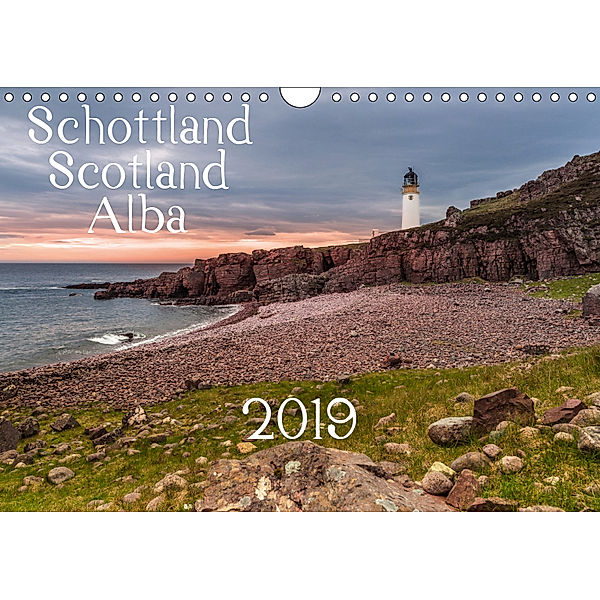 Schottland - Scotland - Alba (Wandkalender 2019 DIN A4 quer), Heiko Eschrich