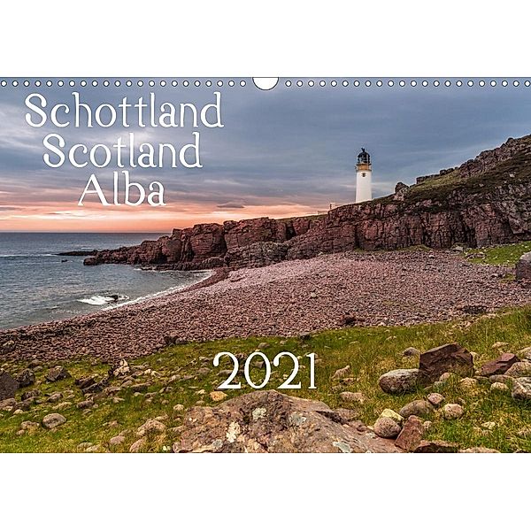 Schottland - Scotland - Alba (Wandkalender 2021 DIN A3 quer), Heiko Eschrich
