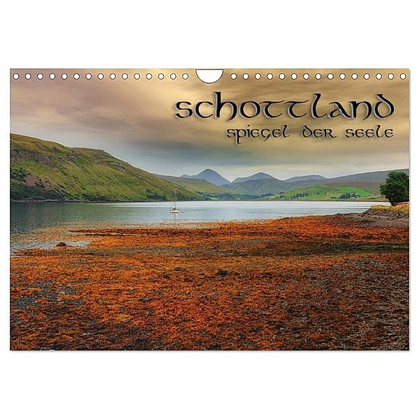 Schottland - Spiegel der Seele (Wandkalender 2024 DIN A4 quer), CALVENDO Monatskalender, Simply Photography