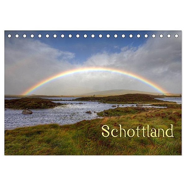 Schottland (Tischkalender 2024 DIN A5 quer), CALVENDO Monatskalender, Katrin Sälzer
