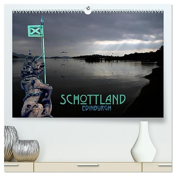 Schottland und Edinburgh (hochwertiger Premium Wandkalender 2024 DIN A2 quer), Kunstdruck in Hochglanz, Peter Schäfer