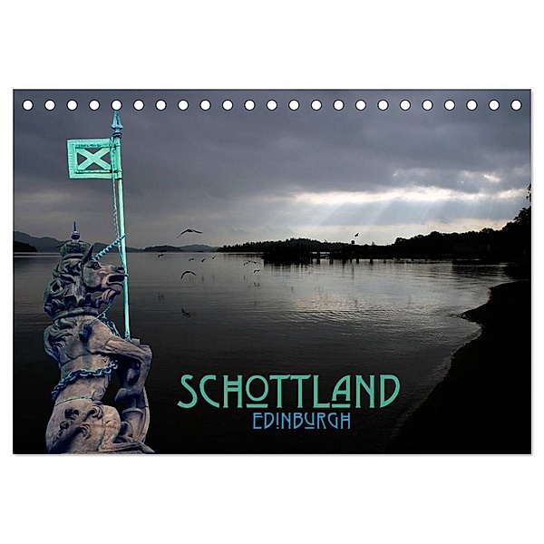 Schottland und Edinburgh (Tischkalender 2024 DIN A5 quer), CALVENDO Monatskalender, Peter Schäfer