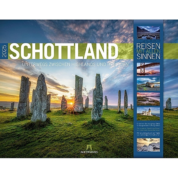Schottland - Unterwegs zwischen Highlands und Hebriden Kalender 2025, Ackermann Kunstverlag