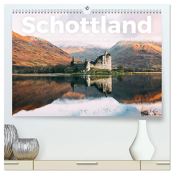 Schottland - Wunderschöne Landschaften und einzigartige Natur. (hochwertiger Premium Wandkalender 2024 DIN A2 quer), Kunstdruck in Hochglanz, M. Scott