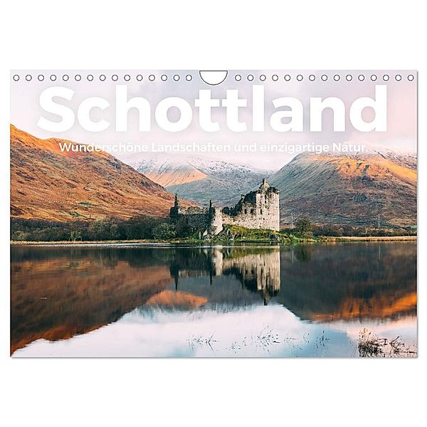 Schottland - Wunderschöne Landschaften und einzigartige Natur. (Wandkalender 2024 DIN A4 quer), CALVENDO Monatskalender, M. Scott