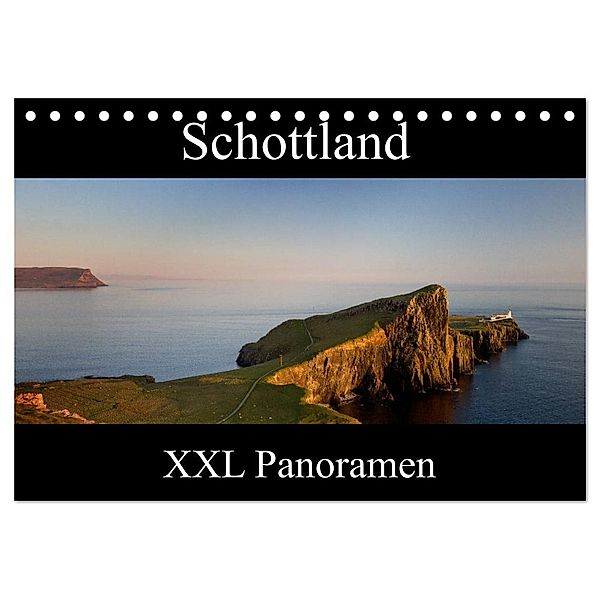 Schottland - XXL Panoramen (Tischkalender 2024 DIN A5 quer), CALVENDO Monatskalender, Juergen Schonnop