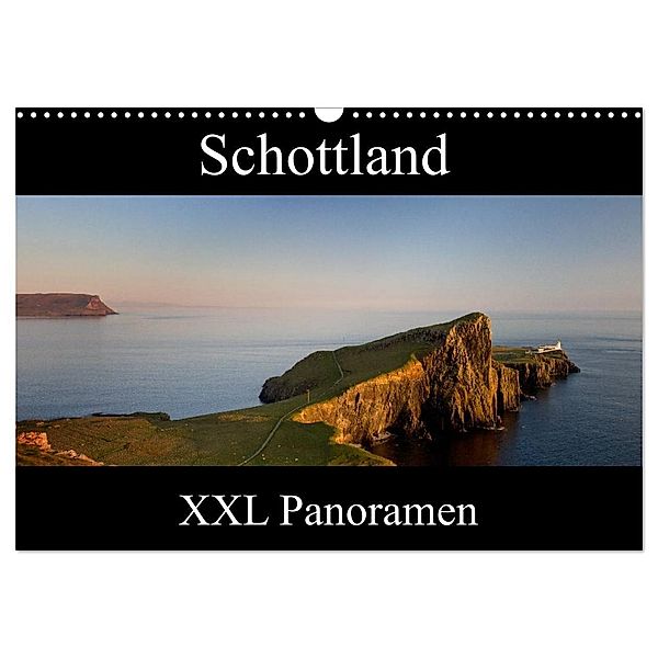 Schottland - XXL Panoramen (Wandkalender 2024 DIN A3 quer), CALVENDO Monatskalender, Juergen Schonnop