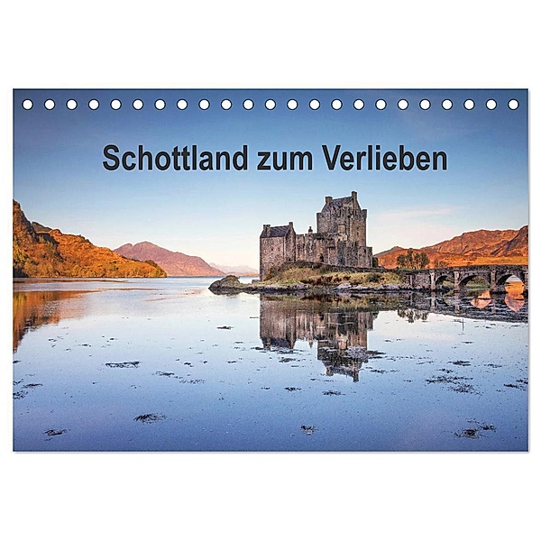 Schottland zum Verlieben (Tischkalender 2024 DIN A5 quer), CALVENDO Monatskalender, Anne Berger