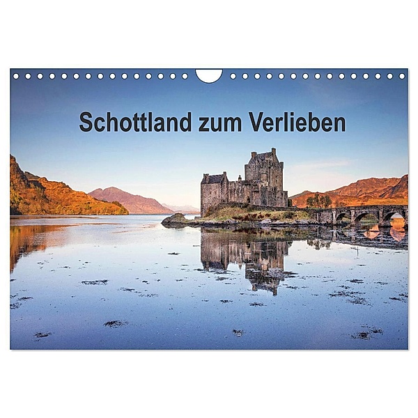 Schottland zum Verlieben (Wandkalender 2024 DIN A4 quer), CALVENDO Monatskalender, Anne Berger