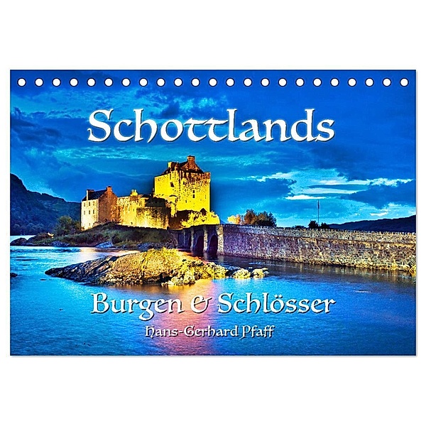 Schottlands Burgen und Schlösser (Tischkalender 2025 DIN A5 quer), CALVENDO Monatskalender, Calvendo, Hans-Gerhard Pfaff