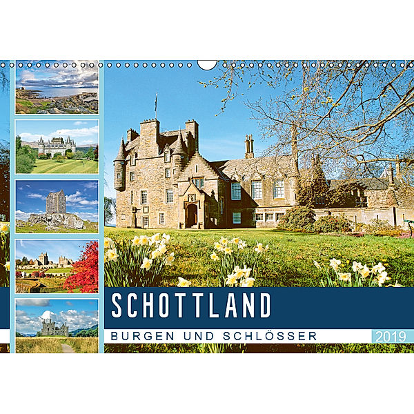 Schottlands Burgen und Schlösser (Wandkalender 2019 DIN A3 quer), CALVENDO