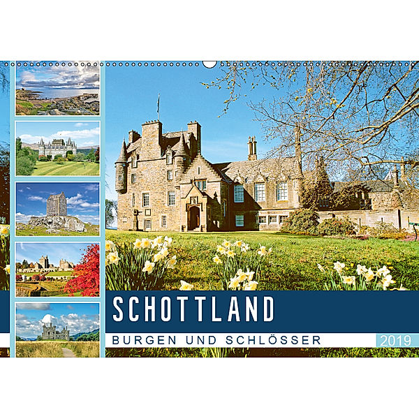 Schottlands Burgen und Schlösser (Wandkalender 2019 DIN A2 quer), Calvendo