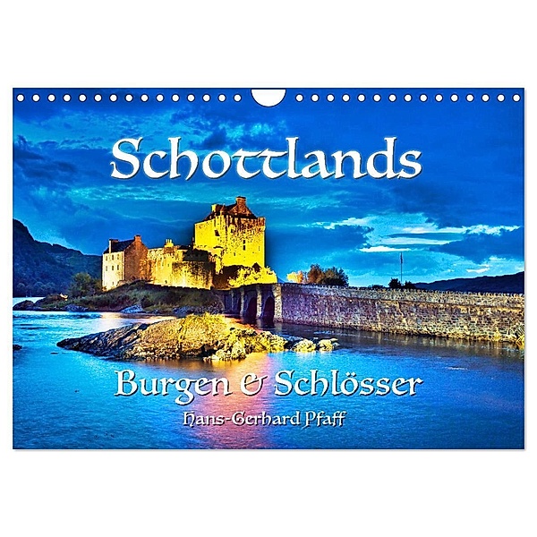 Schottlands Burgen und Schlösser (Wandkalender 2024 DIN A4 quer), CALVENDO Monatskalender, Hans-Gerhard Pfaff