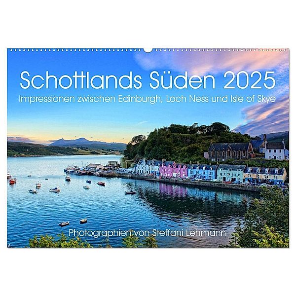 Schottlands Süden 2025. Impressionen zwischen Edinburgh, Loch Ness und Isle of Skye (Wandkalender 2025 DIN A2 quer), CALVENDO Monatskalender, Calvendo, Steffani Lehmann