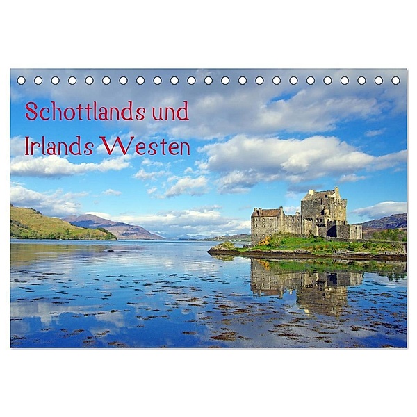 Schottlands und Irlands Westen (Tischkalender 2024 DIN A5 quer), CALVENDO Monatskalender, Reinhard Pantke
