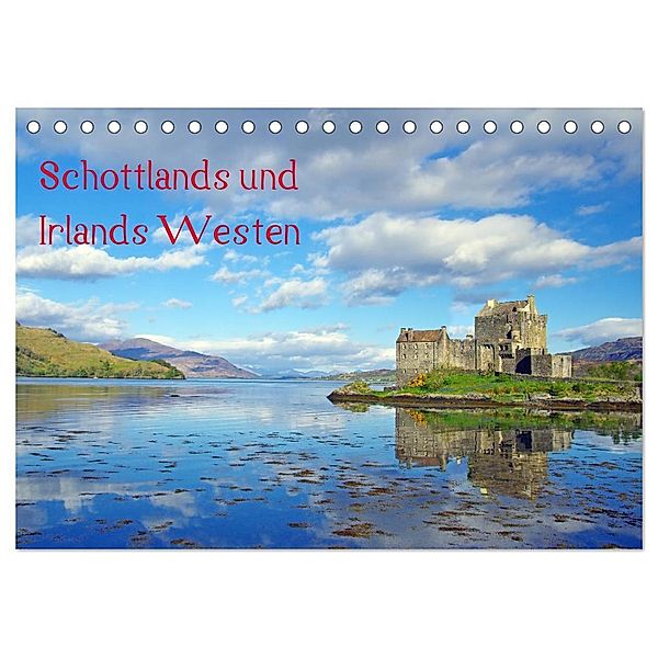 Schottlands und Irlands Westen (Tischkalender 2025 DIN A5 quer), CALVENDO Monatskalender, Calvendo, Reinhard Pantke