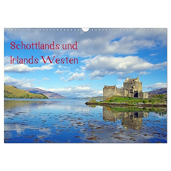 Schottlands und Irlands Westen (Wandkalender 2024 DIN A3 quer), CALVENDO Monatskalender, Reinhard Pantke
