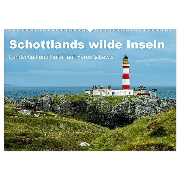 Schottlands wilde Inseln (Wandkalender 2024 DIN A2 quer), CALVENDO Monatskalender, Leon Uppena