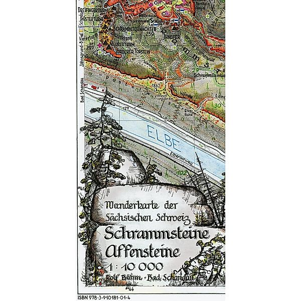 Schrammsteine·Affensteine 1 : 10 000, Rolf Böhm