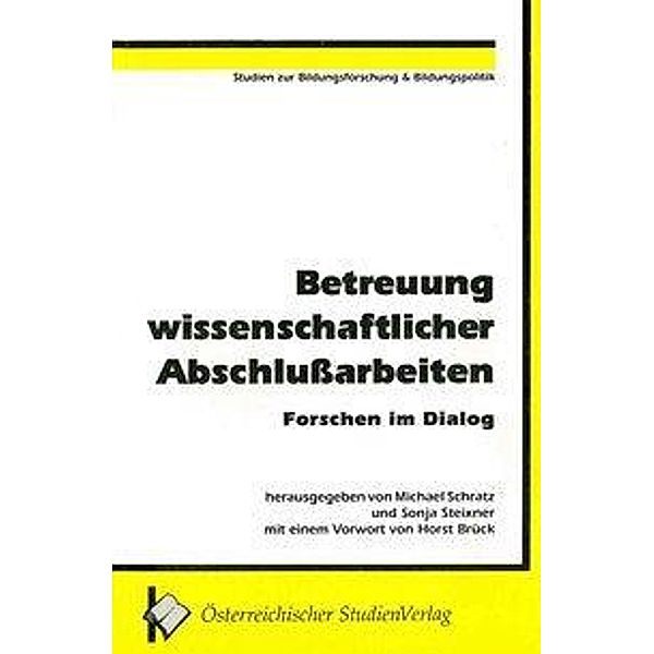 Schratz, M: Betreuung wissenschaftlicher Abschlussarbeiten, Michael Schratz