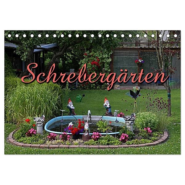 Schrebergärten (Tischkalender 2024 DIN A5 quer), CALVENDO Monatskalender, Martina Berg