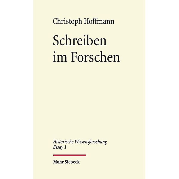 Schreiben im Forschen, Christoph Hoffmann