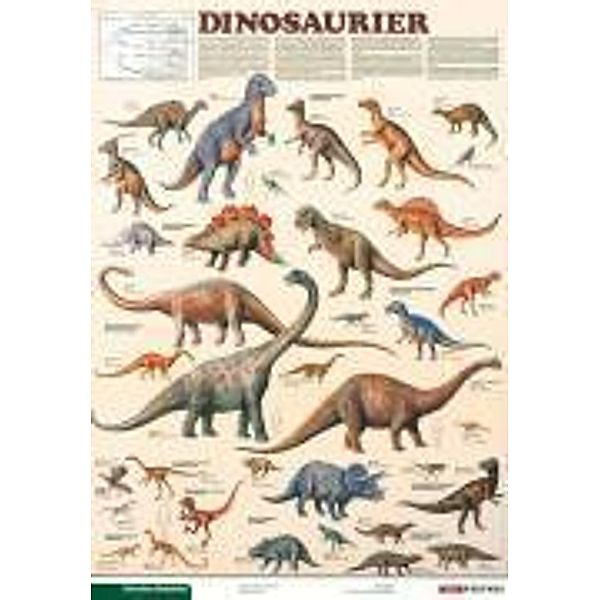 Schreiber Naturtafeln: Dinosaurier