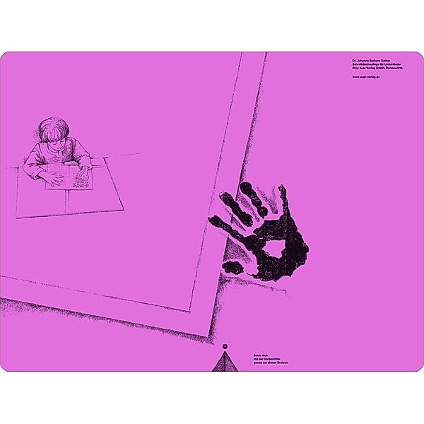 Schreibtisch-Auflage für Linkshänder, pink, Johanna B. Sattler
