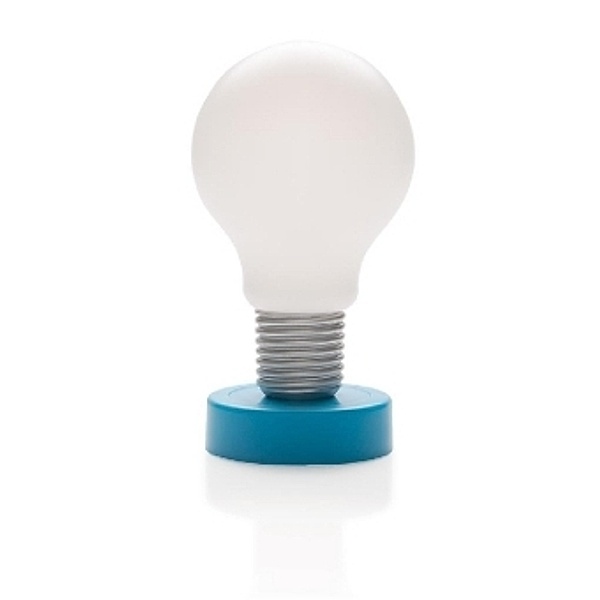 Schreibtischlampe Push Lamp blue
