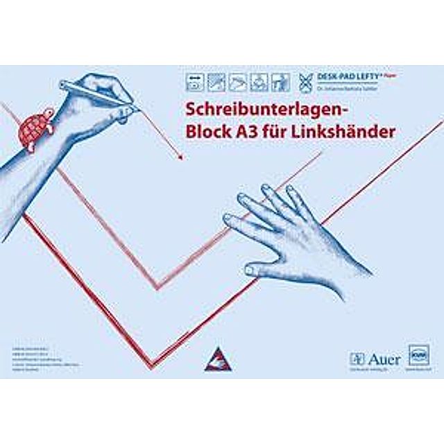 Schreibunterlagen-Block A3 für Linkshänder | Weltbild.at