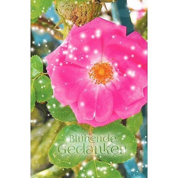 Schreibwandel Notizbuch Blühende Gedanken (pinke Blume), Melina Lisann