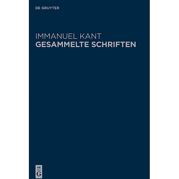 Schriften 1747-1756, Immanuel Kant