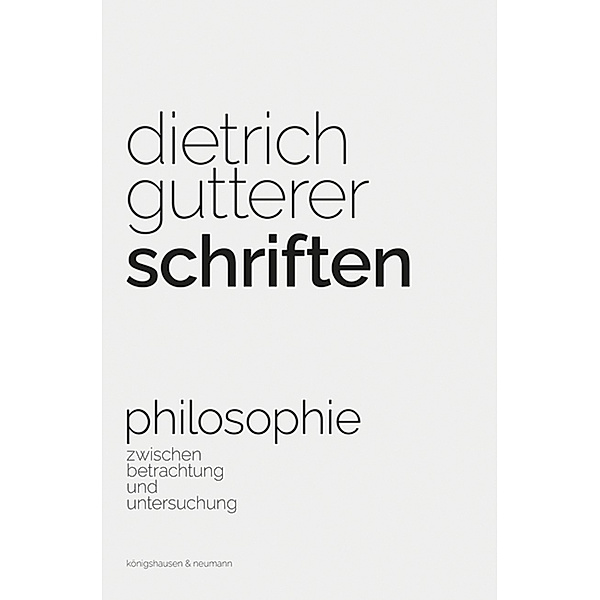 Schriften, Dietrich Gutterer