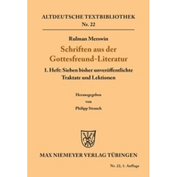 Schriften aus der Gottesfreund-Literatur, Rulman Merswin