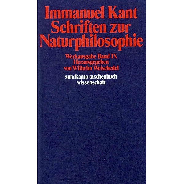 Schriften zur Naturphilosophie, Immanuel Kant