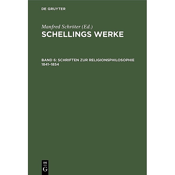 Schriften zur Religionsphilosophie 1841-1854 / Jahrbuch des Dokumentationsarchivs des österreichischen Widerstandes