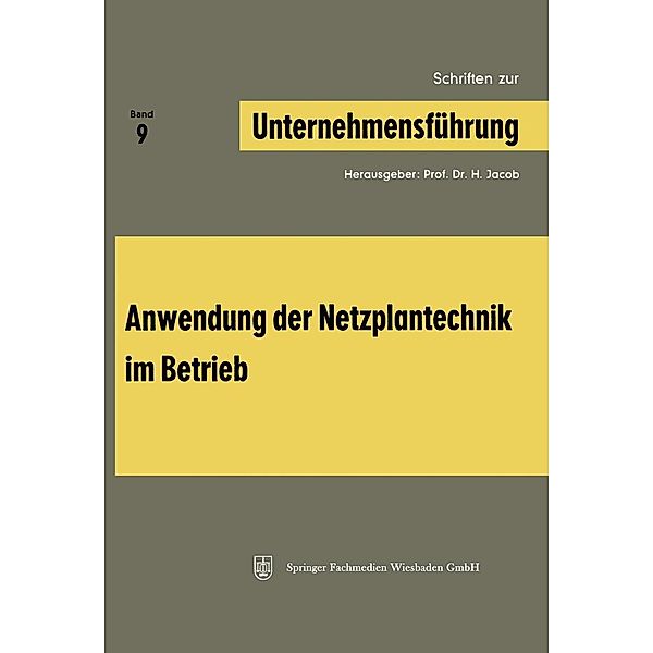 Schriften zur Unternehmensführung, H. Jacob