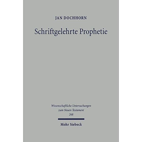 Schriftgelehrte Prophetie, Jan Dochhorn