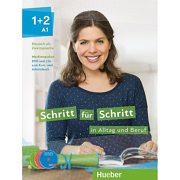 Schritt für Schritt in Alltag und Beruf 1+2, m. 1 Audio-CD, m. 1 Audio-CD, m. 1 DVD, m. 1 Audio-CD,DVD + Audio-CDs