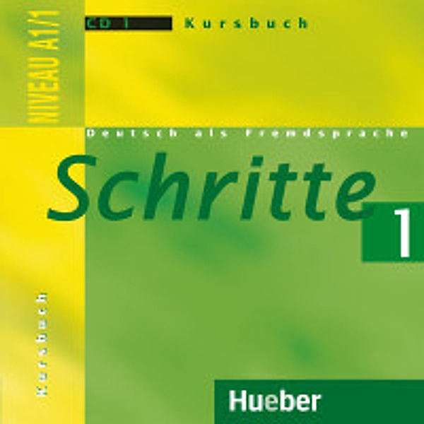Schritte - Deutsch als Fremdsprache: Bd.1 1 Audio-CD zum Kursbuch