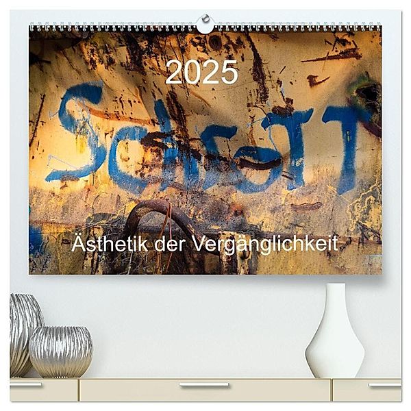 Schrott - Ästhetik der Vergänglichkeit (hochwertiger Premium Wandkalender 2025 DIN A2 quer), Kunstdruck in Hochglanz, Calvendo, Max Watzinger
