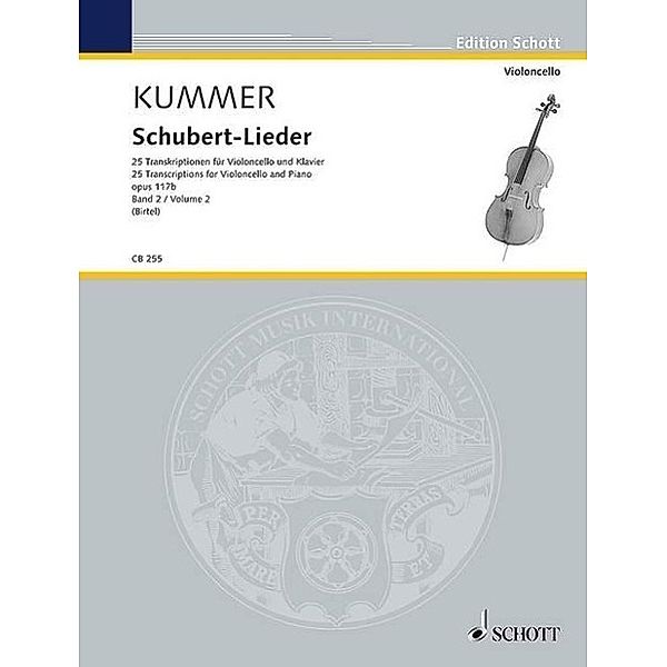 Schubert, F: Schubert-Lieder 02/Violoncello und Klavier.