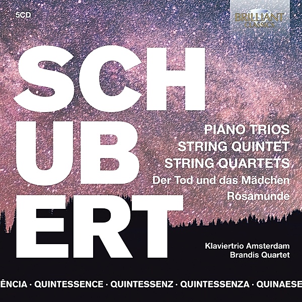 Schubert:Piano Trios,String Quintet,Quartets (Qu), Brandis Quartett, Klaviertrio Amsterdam