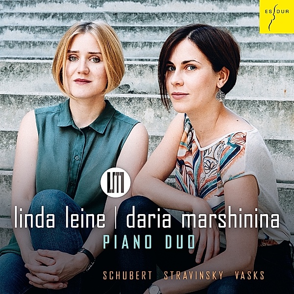 Schubert Stravinsky Vasks, Linda Leine, Daria Piano Duo Marshinina