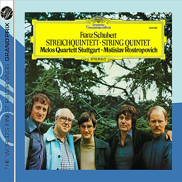 Schubert: String Quintet D 956, Mstislav Rostropowitsch, Melos Quartett