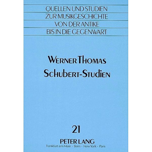 Schubert-Studien, Werner Thomas